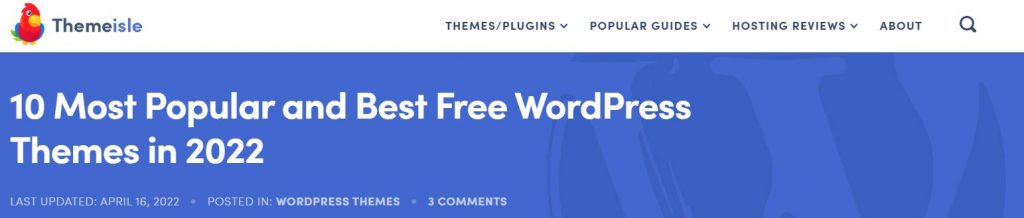 ThemeIsle best themes 2022